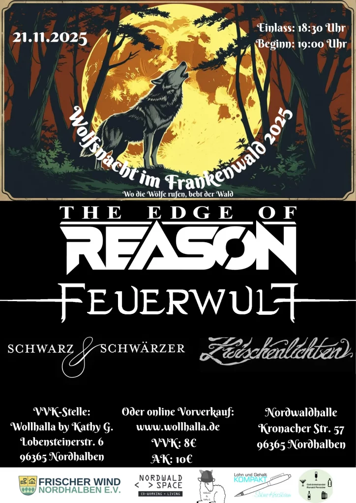 Wolfsnach im Frankenwald 2025 Plakat